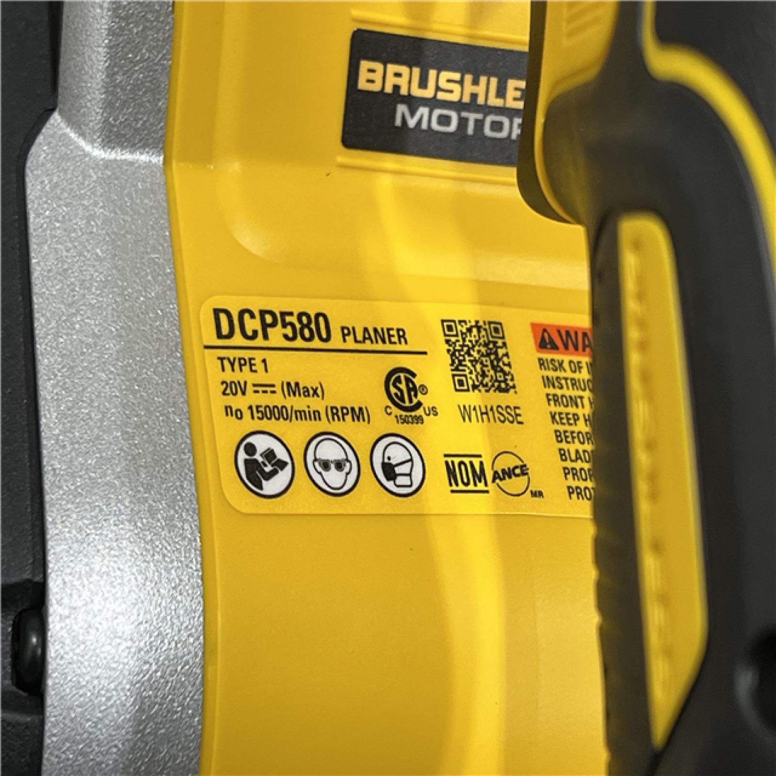 AS-IS DEWALT DCP580B 20V MAX Lithium Ion Brushless Planer