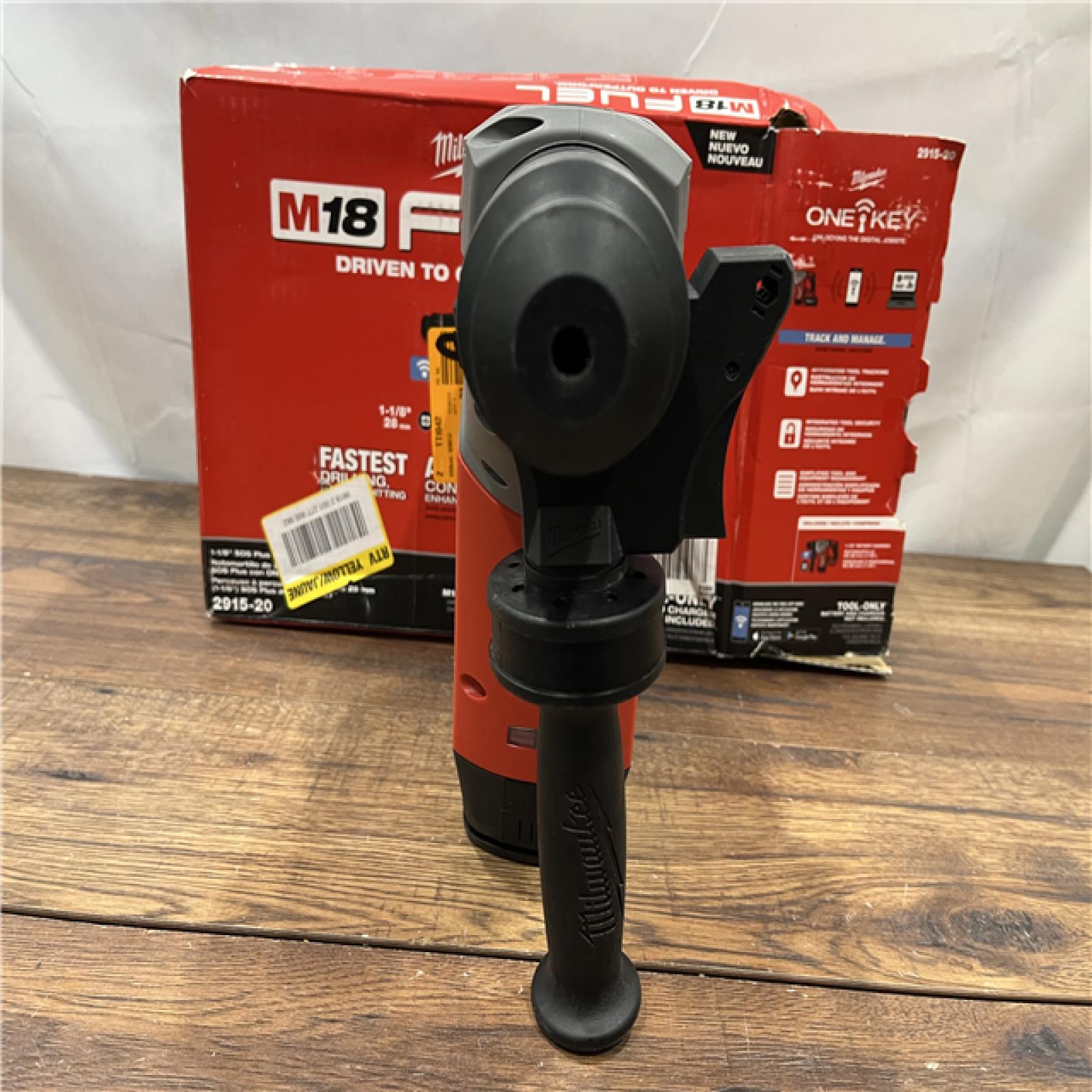 AS IS Milwaukee 2915-20 M18 FUEL 18-Volt Lithium-Ion Brushless Cordless SDS-Plus 1-1/8 in. Rotary Hammer Drill (Tool-Only)