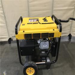 California AS-IS DEWALT 8,000-Watt Gasoline Powered Electric Start Portable Generator with Idle Control, GFCI Outlets and CO Protect