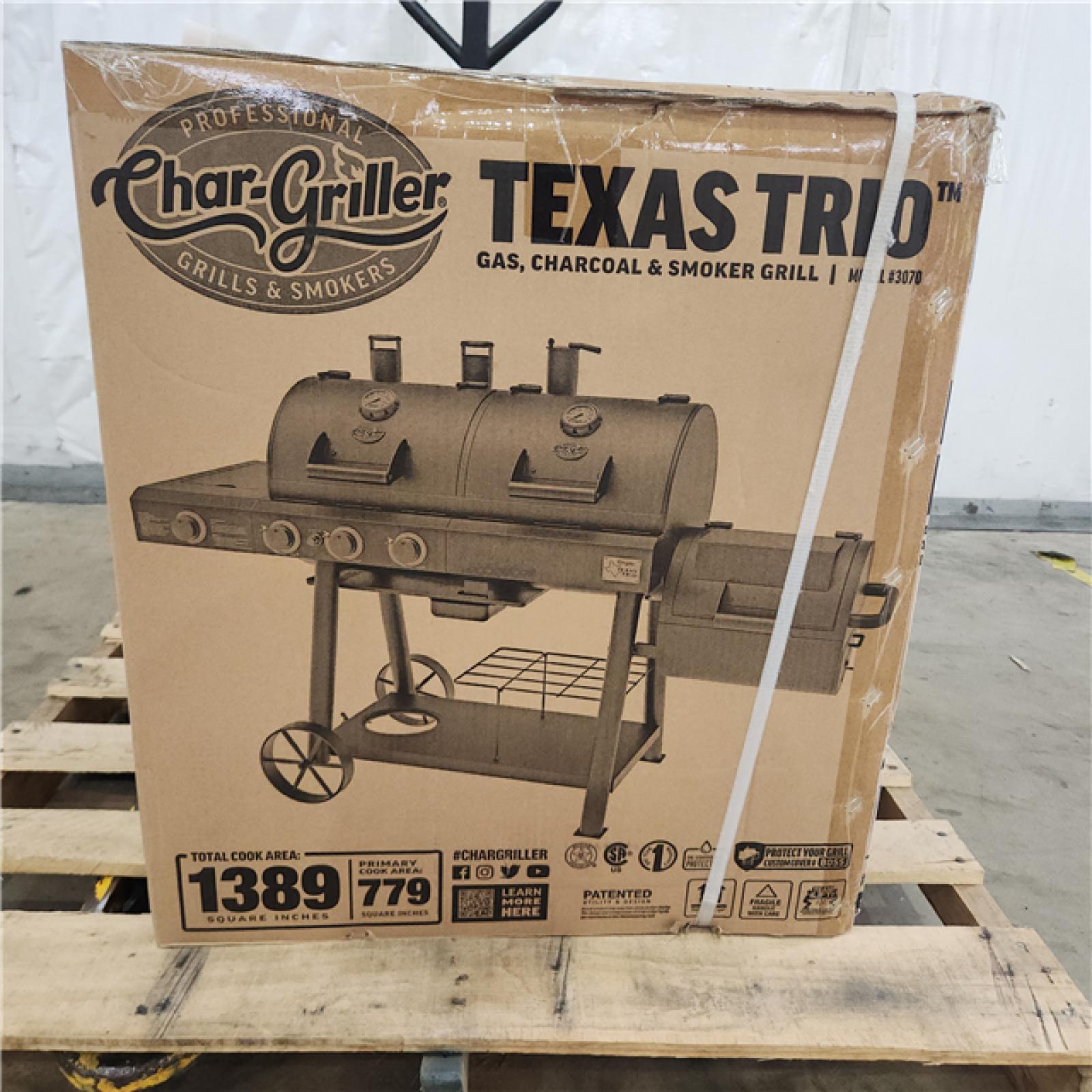 Houston Location - AS-IS Texas Trio Char Griller