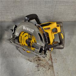 HOUSTON LOCATION - AS-IS DEWALT FLEXVOLT 60V MAX Cordless Brushless 7-1/4 in. Wormdrive Style Circular Saw (Tool Only)