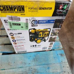 California AS-IS Champion Power Equipment 4250-Watt Recoil Start Duel Fuel Generator