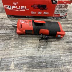 AS-IS Milwaukee M12 FUEL Brushless Cordless Straight Die Grinder (Tool-Only)