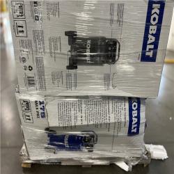 DALLASL LOCATION- AS-IS-  Kobalt 20-Gallon Portable Electric 175 PSI Vertical Air Compressor PALLET - (4 UNITS)