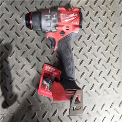 HOUSTON LOCATION - AS-IS Milwaukee 2904-22 Hammer Drill Driver Kit with Batteries  Charger & Tool Case  Red