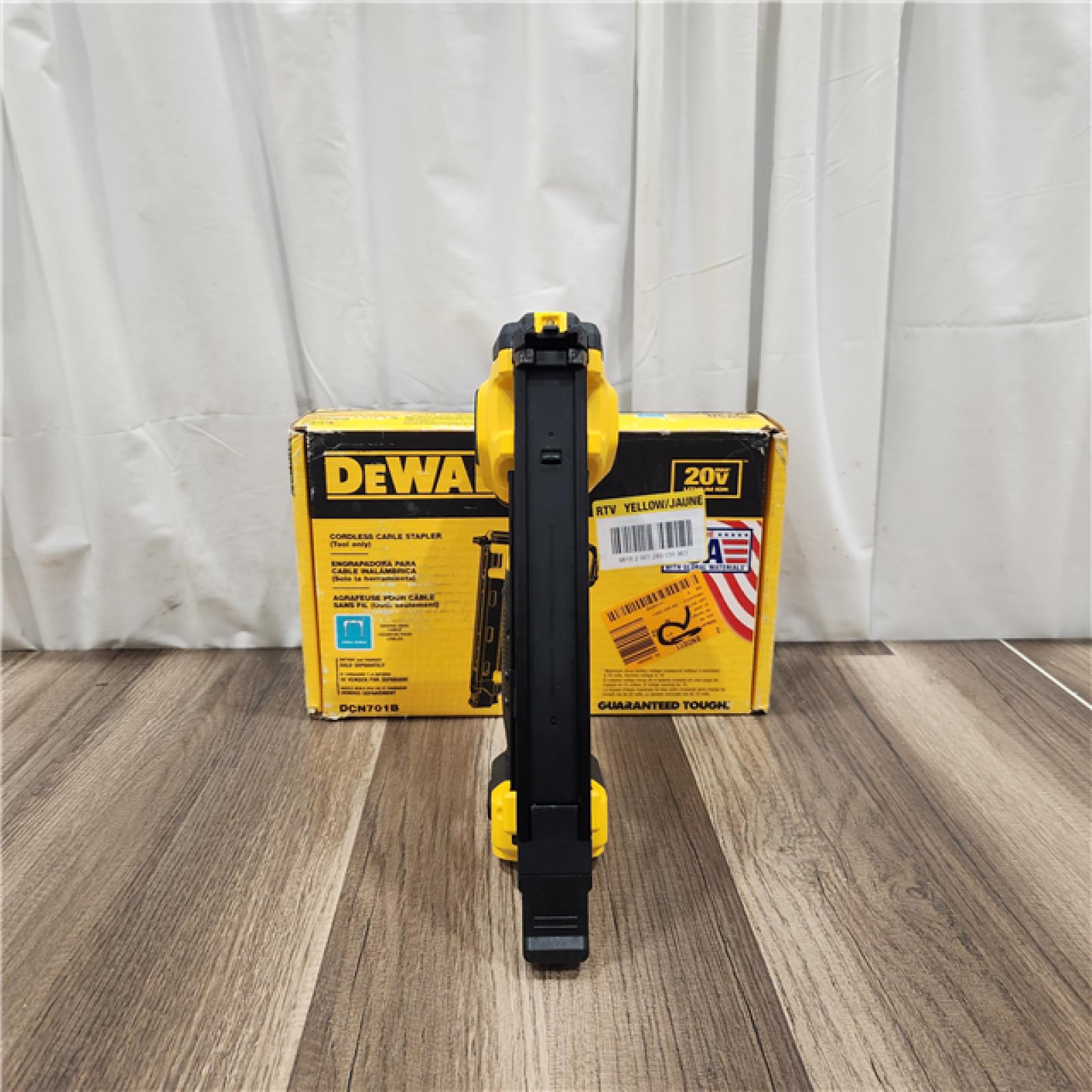 AS IS DeWalt 20-Volt MAX Lithium-Ion Cordless Cable Stapler (Tool-Only)