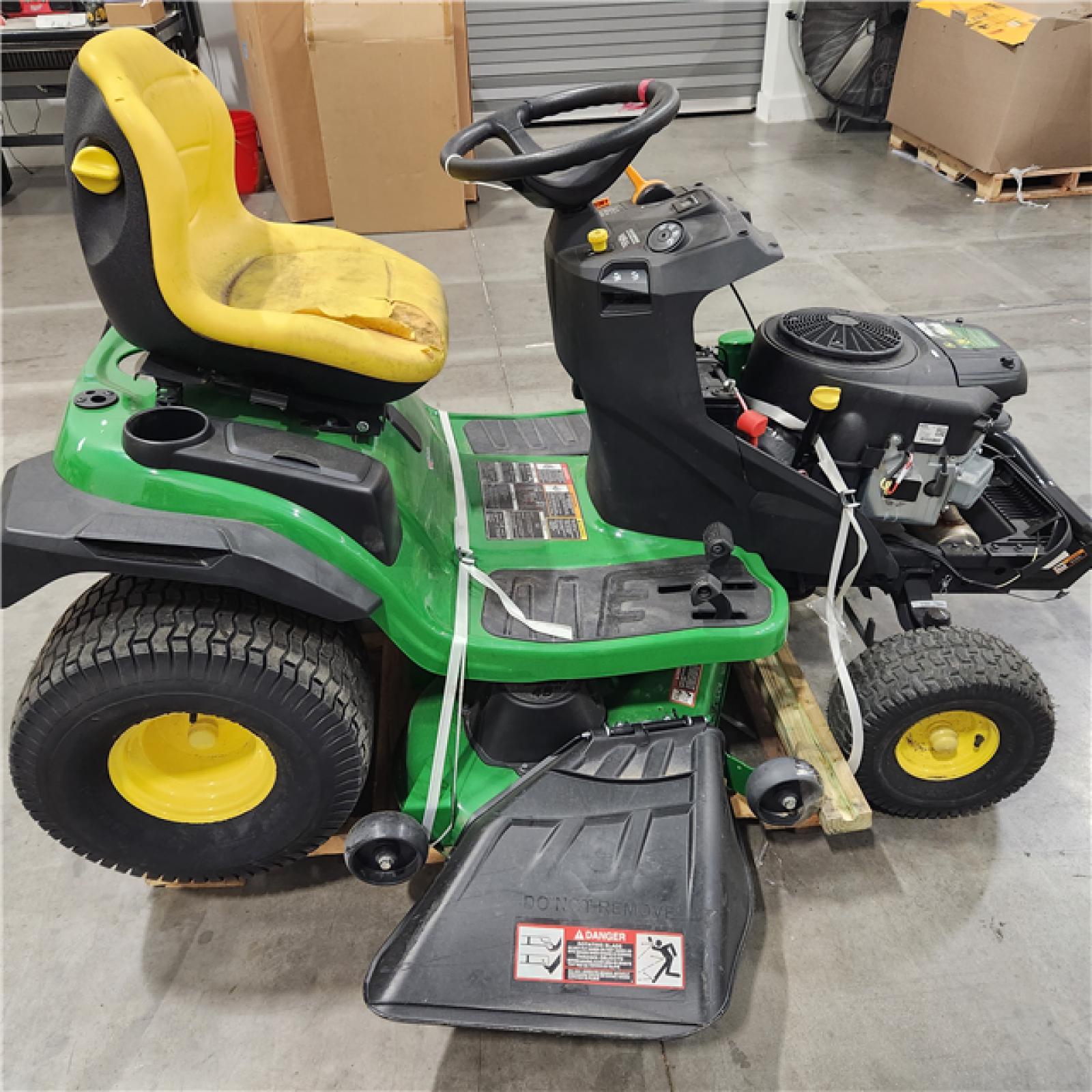 Dallas Location - As-Is John Deere S160 48 in. 24 HP V-Twin ELS Gas Hydrostatic Riding Lawn Tractor