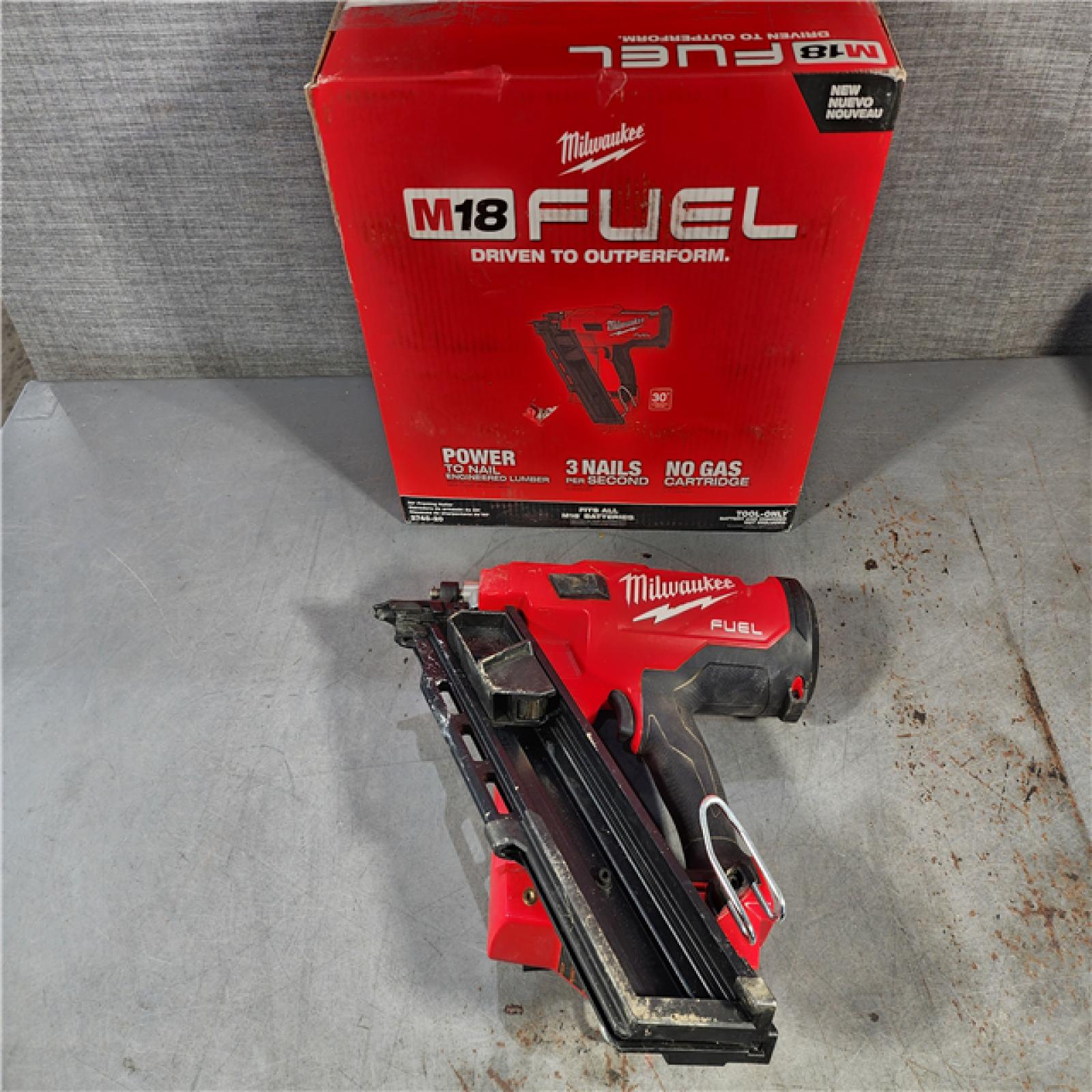 HOUSTON LOCATION - AS-IS M18 FUEL 3-1/2 in. 18-Volt 30-Degree Lithium-Ion Brushless Cordless Framing Nailer (Tool-Only)