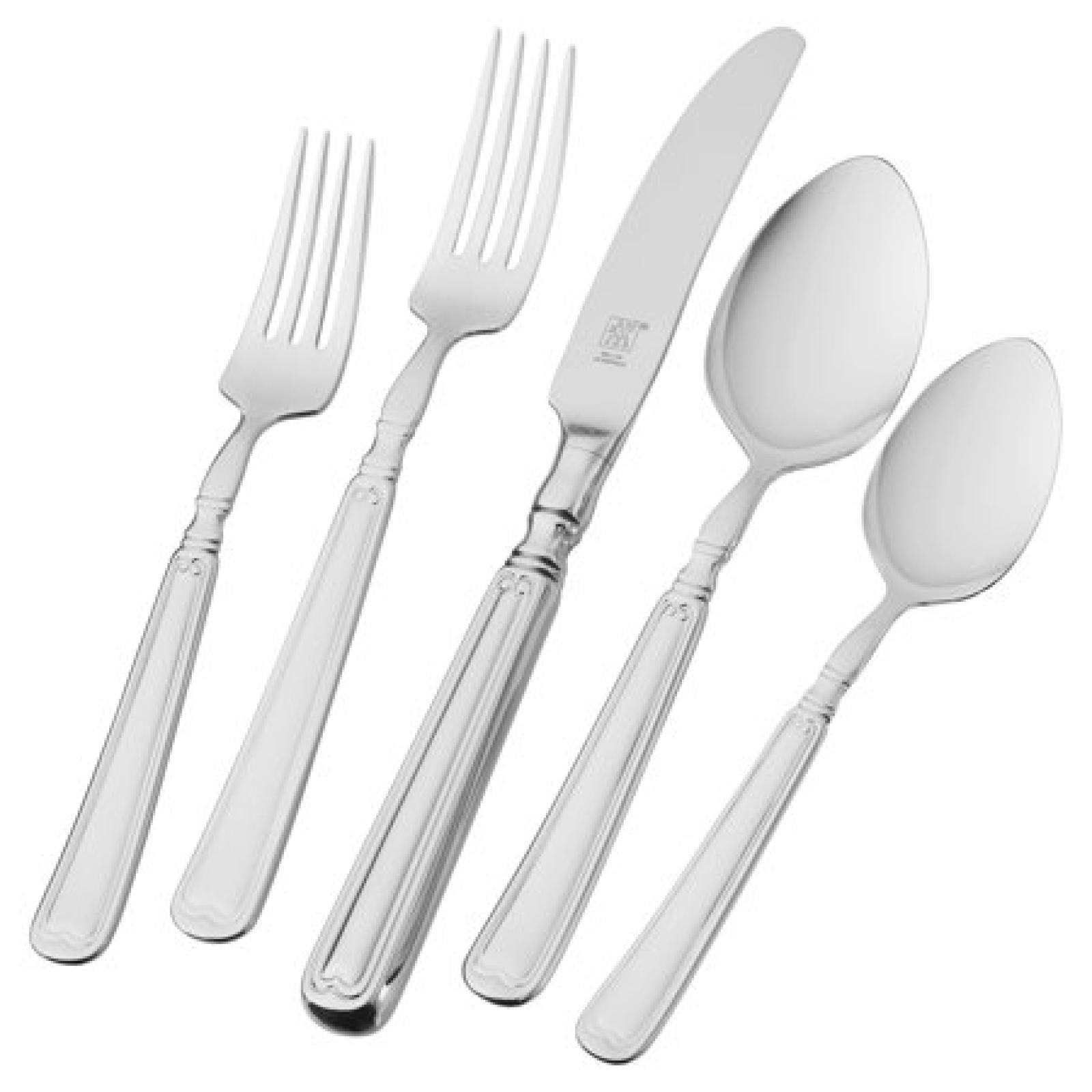 NEW! ZWILLING Vintage 1876 45-pc 18/10 Stainless Steel Flatware Set