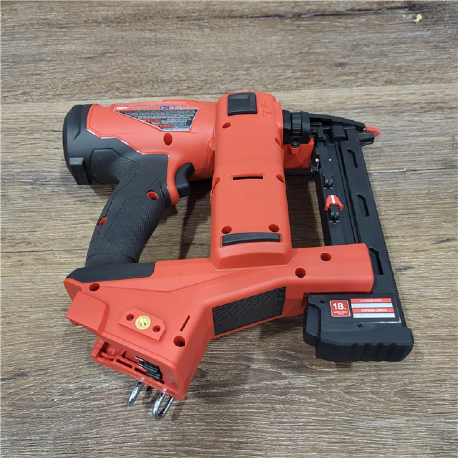 AS-IS M18 FUEL 18-Volt Lithium-Ion Brushless Cordless 18-Gauge 1/4 in. Narrow Crown Stapler (Tool-Only)