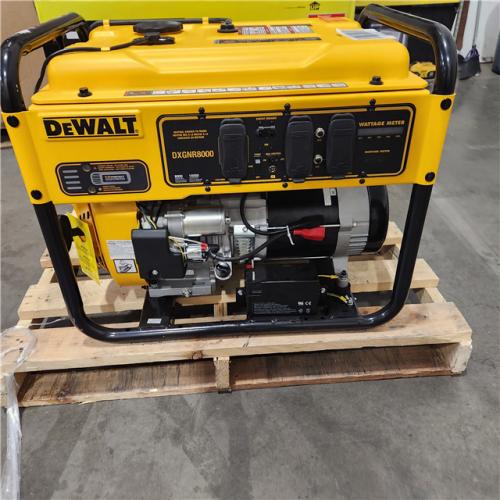 Dallas Location - As-Is DEWALT DXGNR8000 8000W Gasoline Portable Generator