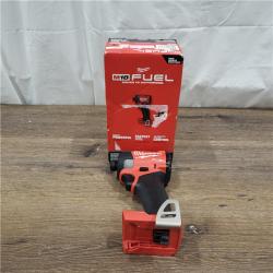 AS-IS Milwaukee 2953-20 18V Lithium-Ion Brushless Cordless 1/4   Hex Impact Driver Bare Tool  Red