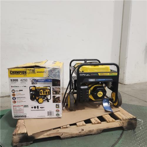 Dallas Location - As-Is Champion Power Equipment 5300/4250-Watt Fuel Portable Generator(Lot Of 2)