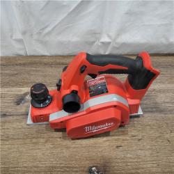 AS-IS Milwaukee M18 18-Volt Lithium-Ion Cordless 3-1/4 in. Planer (Tool-Only)