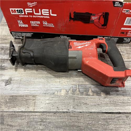 AS-IS Milwaukee M18 Fuel 18V Brushless Super Sawzall Reciprocating Saw 2722-20 (Bare Tool)