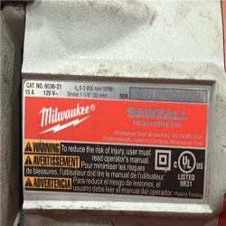 AS-IS MILWAUKLEE 15 Amp 1-1/4 in. Stroke Orbital SUPER SAWZALL Reciprocating Saw with Hard Case