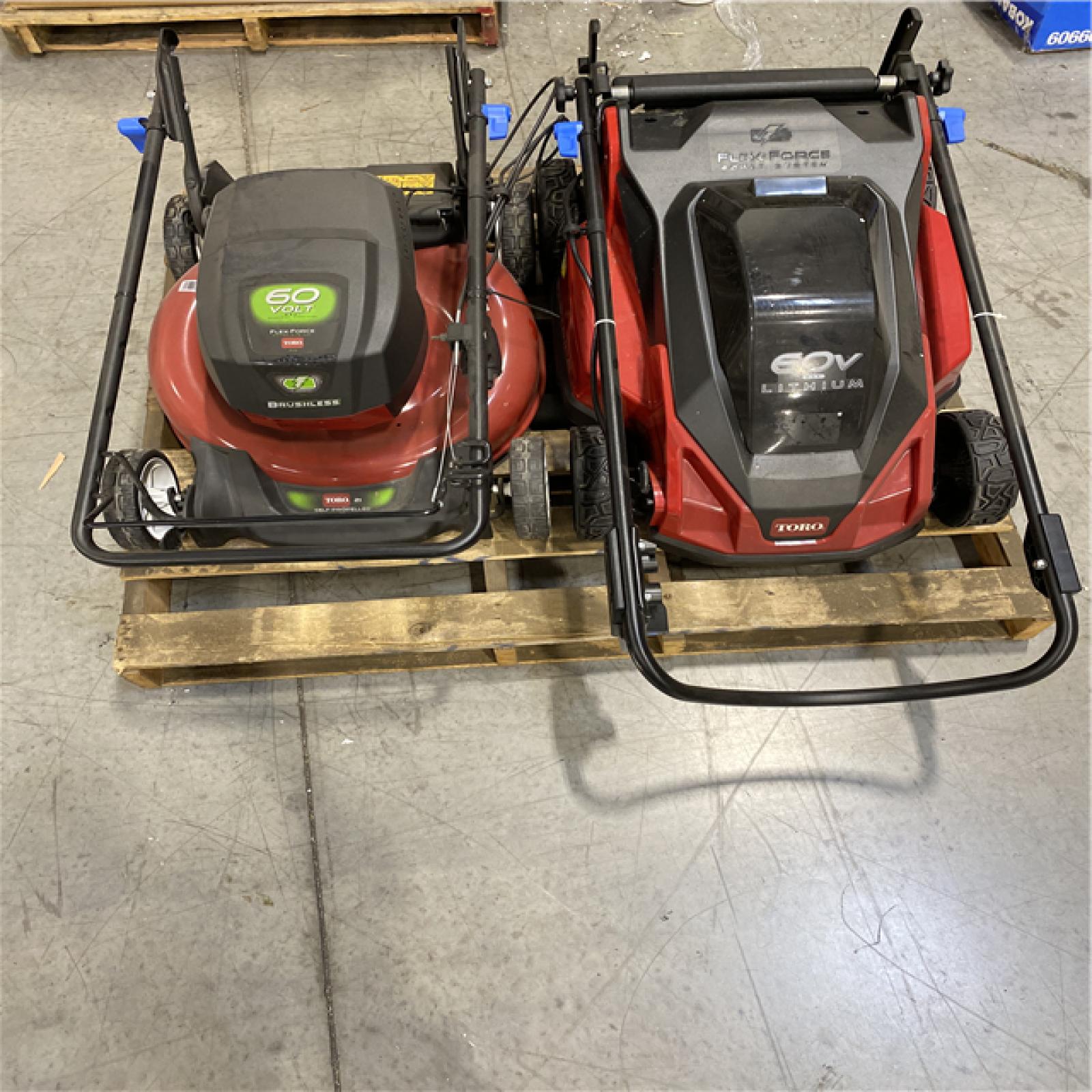 DALLAS LOCATION- AS-IS - TORO Lawn Mower PALLET - (2 UNITS)