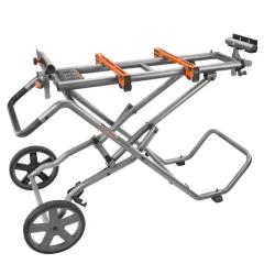 DALLAS LOCATION - RIDGID Foldable Mobile Miter Saw Stand with Mounting Braces- (2 UNITS)