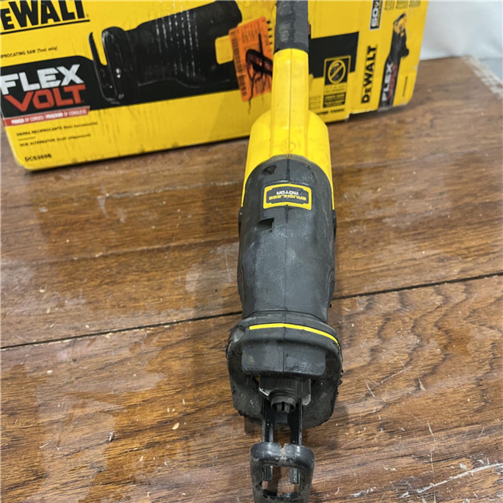 AS-ISDeWalt DCS389B FLEXVOLT 60V MAX Cordless Brushless Reciprocating Saw (Tool-Only)