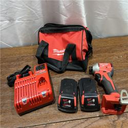 AS-ISMilwaukee M18 Compact Brushless 1/4  Hex Impact Driver Kit