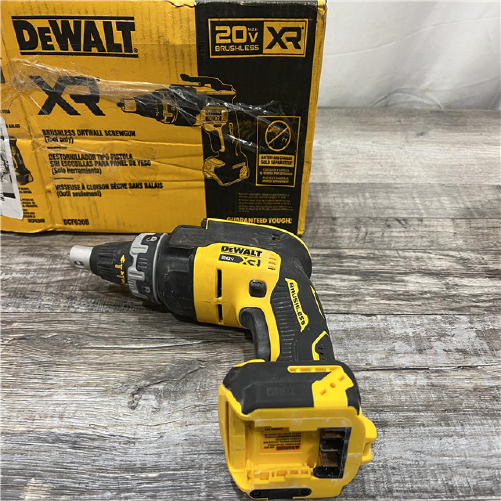 AS-IS DeWalt DCF630B 20V Cordless Brushless Screw Gun (Tool Only)