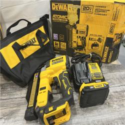 AS-IS DEWALT ATOMIC 20V MAX Lithium Ion Cordless 23 Gauge Pin Nailer Kit with 2.0Ah Battery and Charger