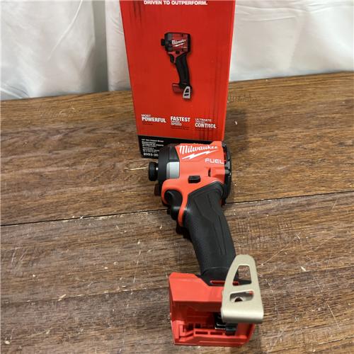 AS-ISMilwaukee 2953-20 18V Lithium-Ion Brushless Cordless 1/4   Hex Impact Driver Bare Tool  Red