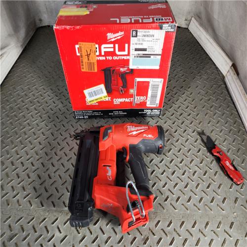 HOUSTON LOCATION - AS-IS Milwaukee M18 Fuel 18V Brushless 18-Gauge Brad Nailer 2746-20 (Bare Tool)