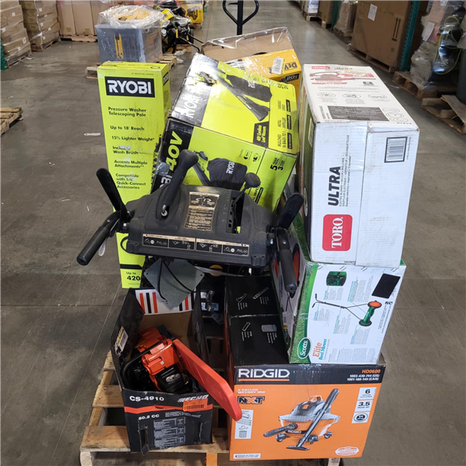 DALLAS LOCATION - AS-IS OUTDOOR POWER EQUIPMENT PALLET