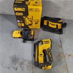 HOUSTON LOCATION - AS-IS DEWALT ATOMIC 20V MAX Lithium Ion Cordless 23 Gauge Pin Nailer Kit with 2.0Ah Battery and Charger