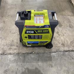 Houston location AS-IS RYOBI 2,300-Watt Recoil Start Bluetooth Super Quiet Gasoline Powered Digital Inverter Generator with CO Shutdown Sensor