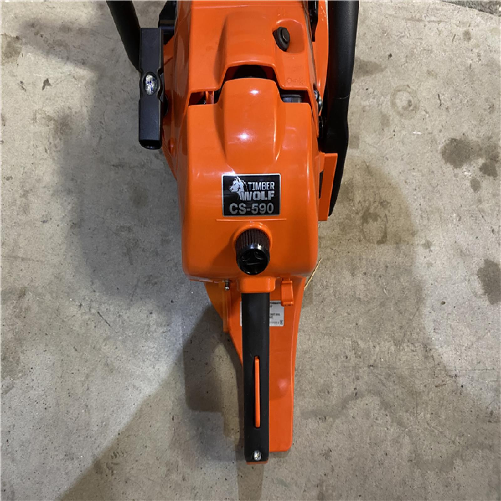 Houston location AS-IS ECHO 20 in. 59.8 Cc Gas 2-Stroke Rear Handle Timber Wolf Chainsaw