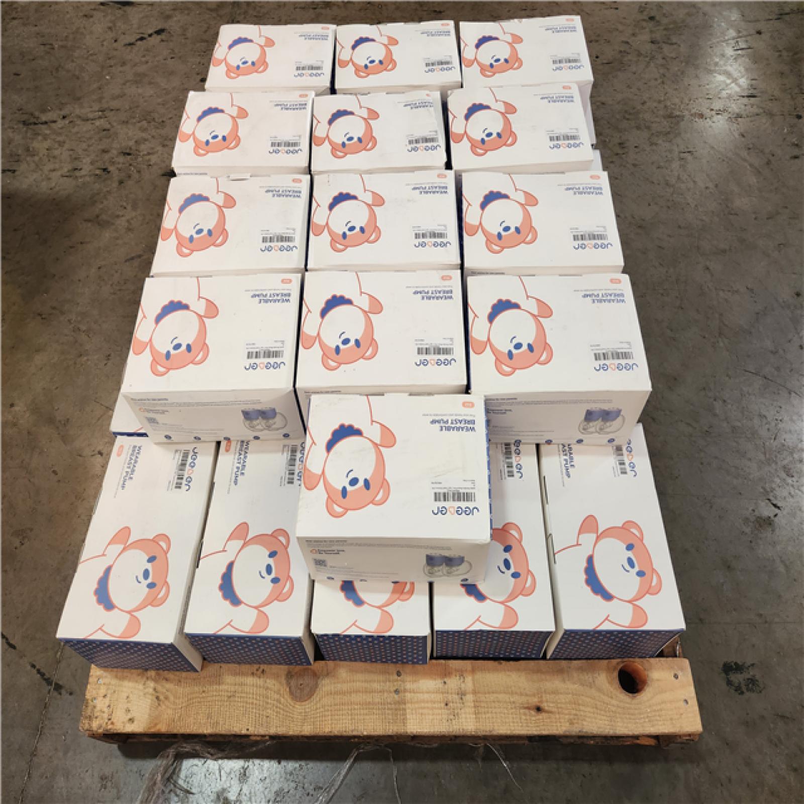 Phoenix Location Pallet of NEW Jeeber Wearable Breast Pumps