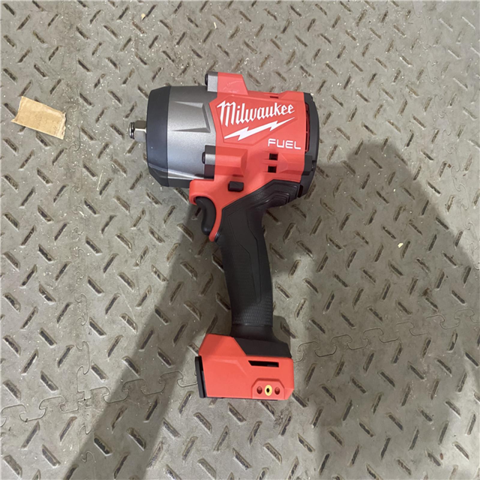 Houston location AS-IS MILWAUKEE M18 FUEL 18V Lithium-Ion Brushless Cordless 1/2 in. Impact Wrench with Friction Ring (Tool-Only)