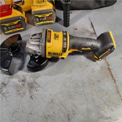 HOUSTON LOCATION - AS-IS DeWalt Flexvolt 60V Max Cordless Grinder  4.5 in; 6 in  Kit  1 KT