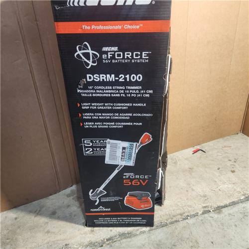 Houston location AS-IS EFORCE 56V 16 in. Brushless Cordless Battery String Trimmer NO BATTERY NO CHARGER