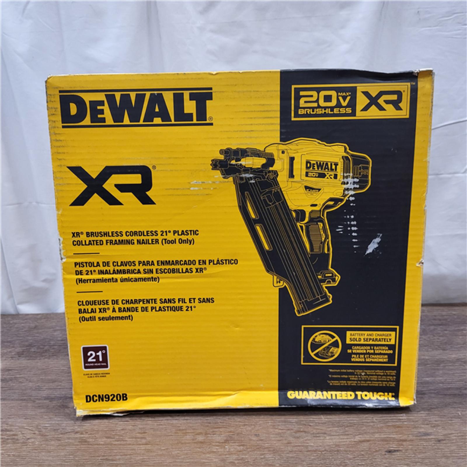 AS-IS 20-Volt 21Â° Cordless Framing Nailer (Tool-Only)