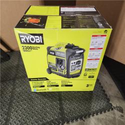 HOUSTON LOCATION - AS-IS RYOBI 2,300-Watt Recoil Start Bluetooth Super Quiet Gasoline Powered Digital Inverter Generator with CO Shutdown Sensor