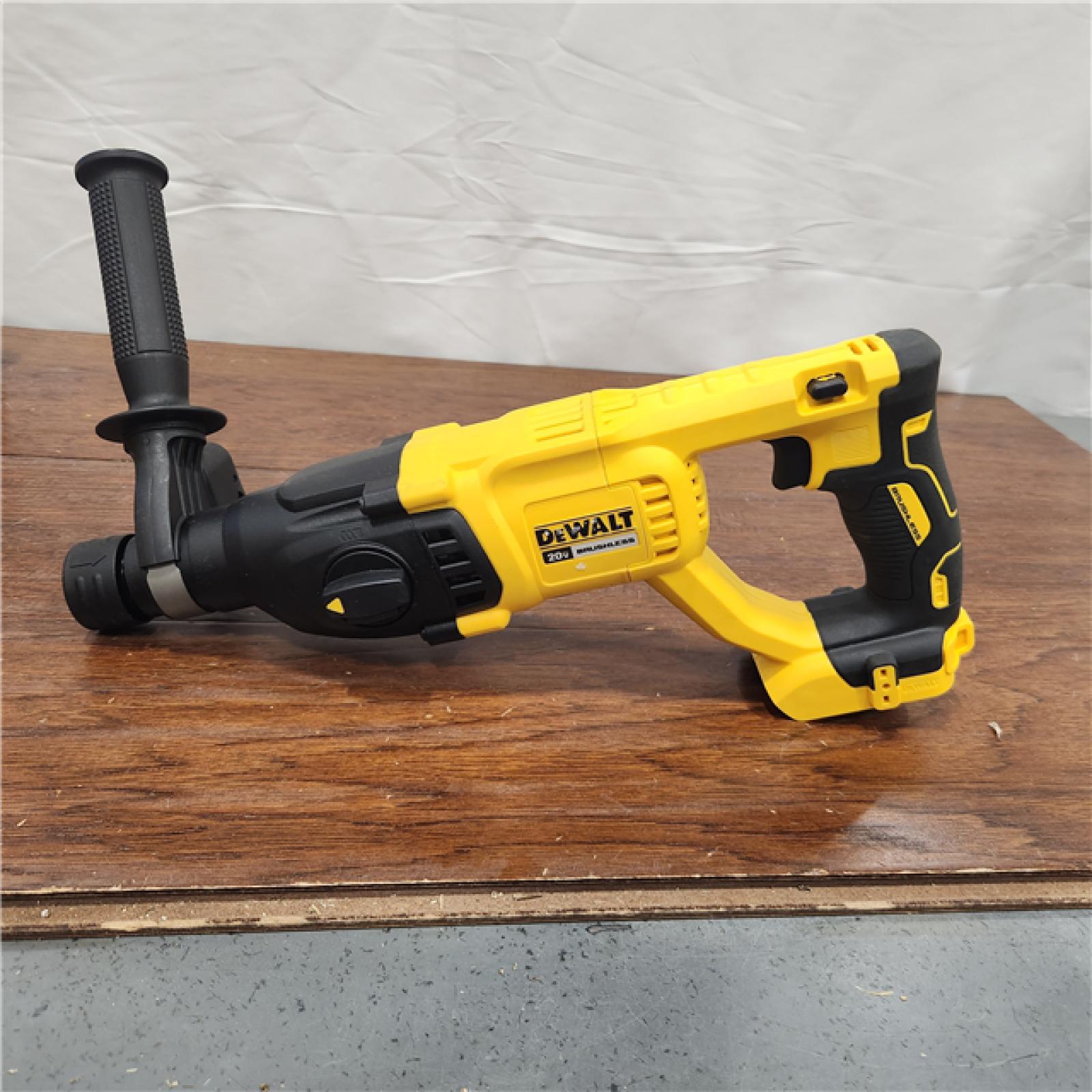 AS-IS 20V MAX Cordless Brushless 1 in. SDS Plus D-Handle Concrete and Masonry Rotary Hammer (Tool Only)