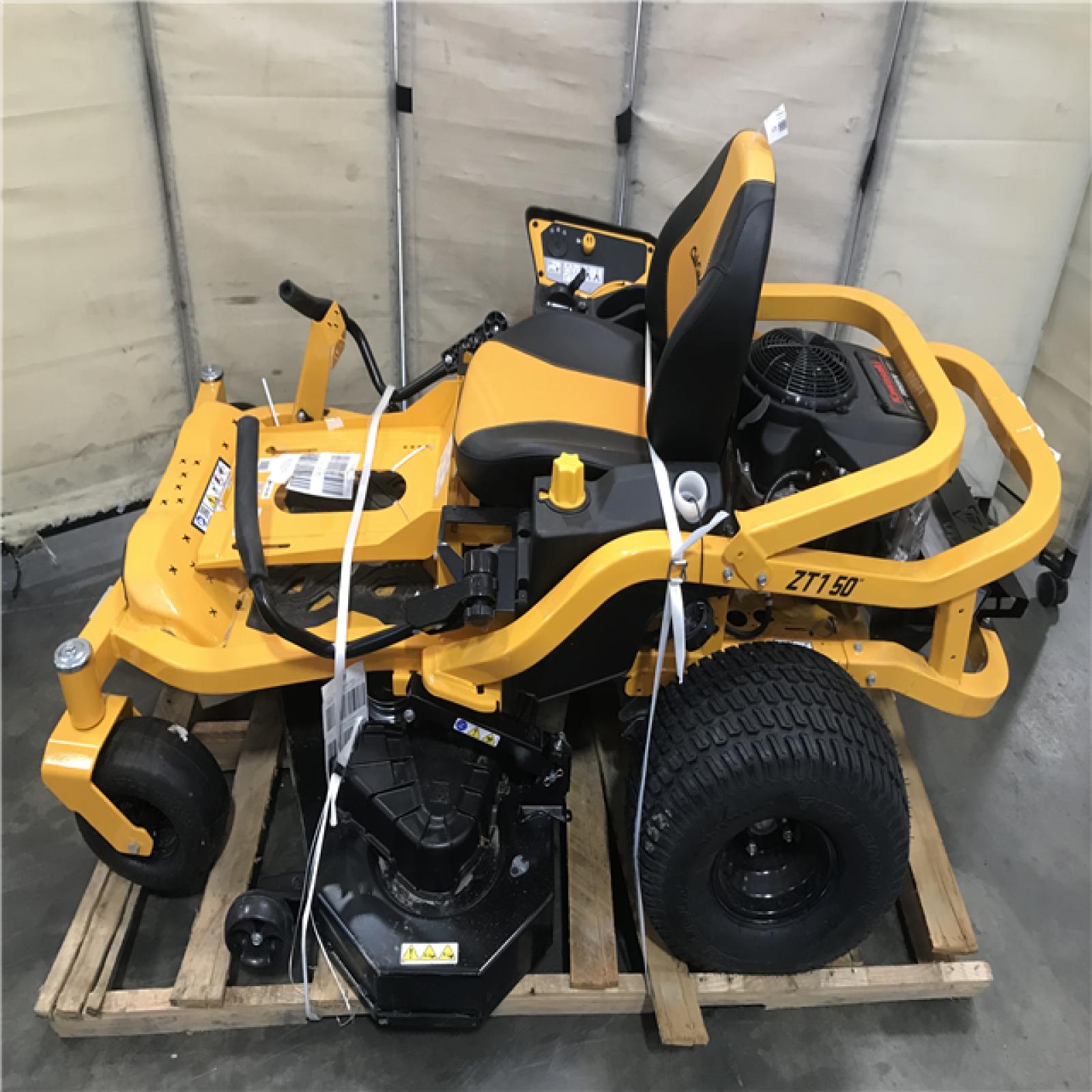 California AS-IS Cub Cadet Ultima ZT1 50 in. Fabricated Deck 23HP V-Twin Kawasaki FR Series Engine Dual Hydro Drive Gas Zero Turn Riding Lawn Mower