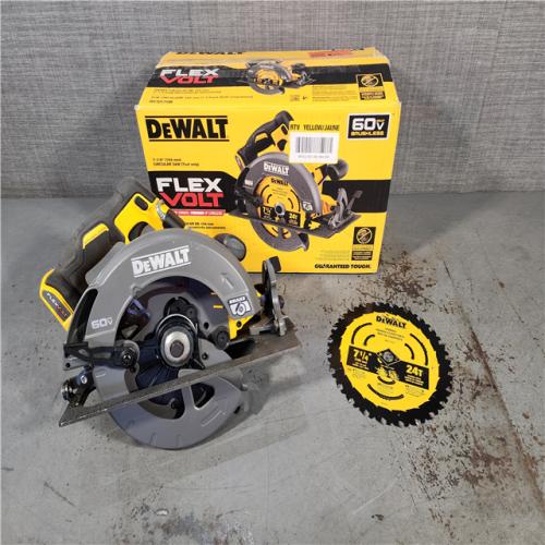 HOUSTON LOCATION - AS-IS DeWALT Flexvolt Max 7-1/4  60V Brushless Circular Saw DCS578B (Bare Tool)