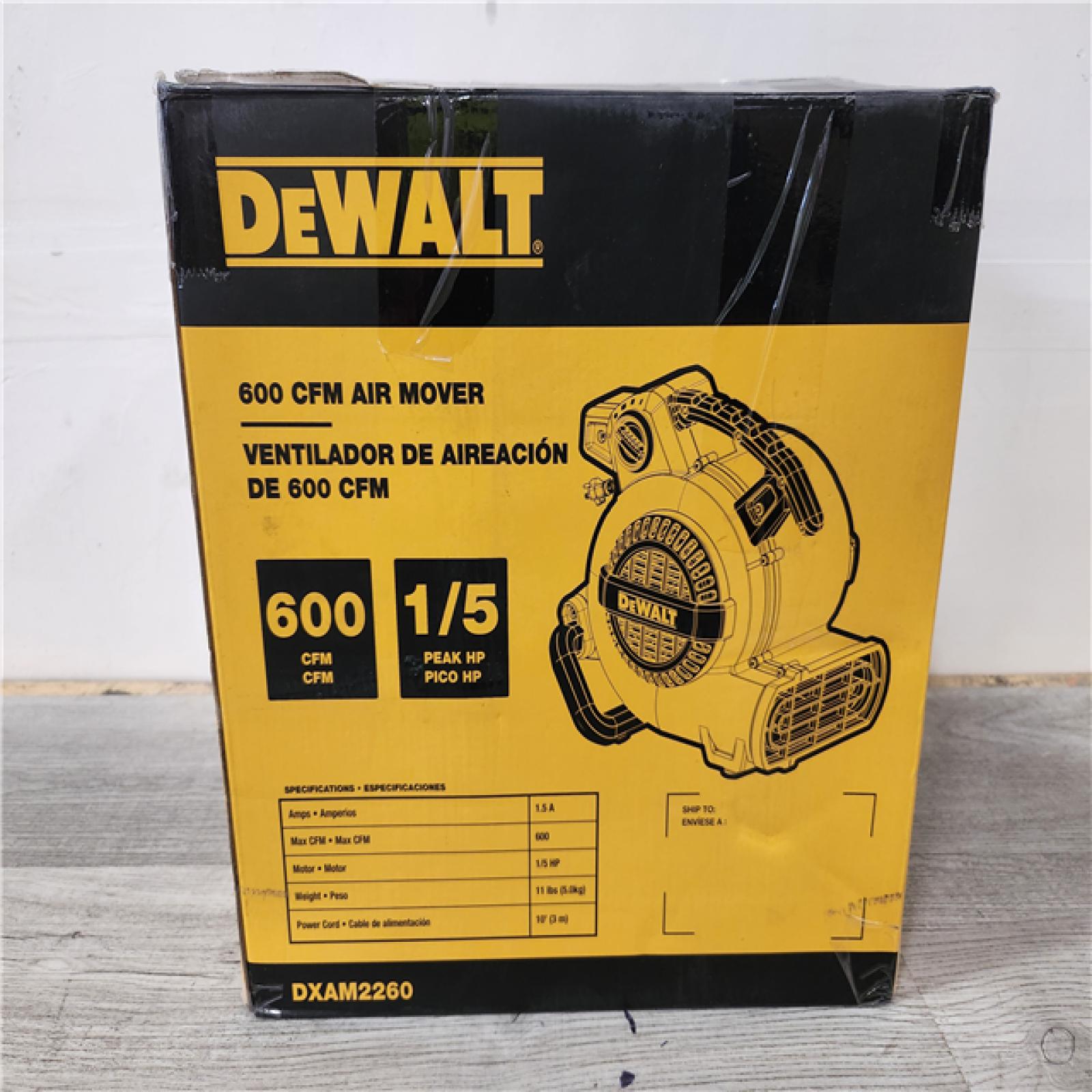 Phoenix Location DEWALT Portable Air Mover/Floor Dryer Blower Fan