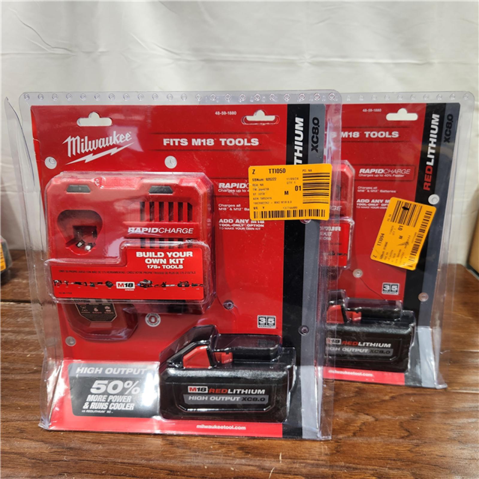 AS-IS Milwaukee M18 18-Volt Lithium-Ion HIGH OUTPUT Starter Kit