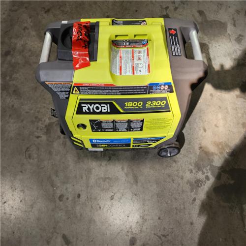 California AS-IS Ryobi 2 300-Watt Recoil Start Bluetooth Super Quiet Gasoline Powered Digital Inverter Generator with CO Shutdown Sensor