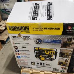 Dallas Location - As-Is Champion 201463 7850W Dual Fuel Generator