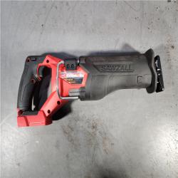 HOUSTON LOCATION - AS-IS Milwaukee M18 18V Fuel Sawzall 1-1/4  Reciprocating Saw Cordless Lithium-Ion Brushless 2821-20