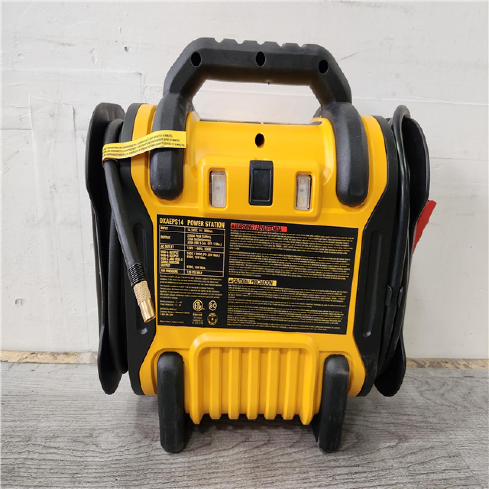 Phoenix Location DEWALT Portable Power 2000 Peak Amp Jump Starter w/Digital Compressor