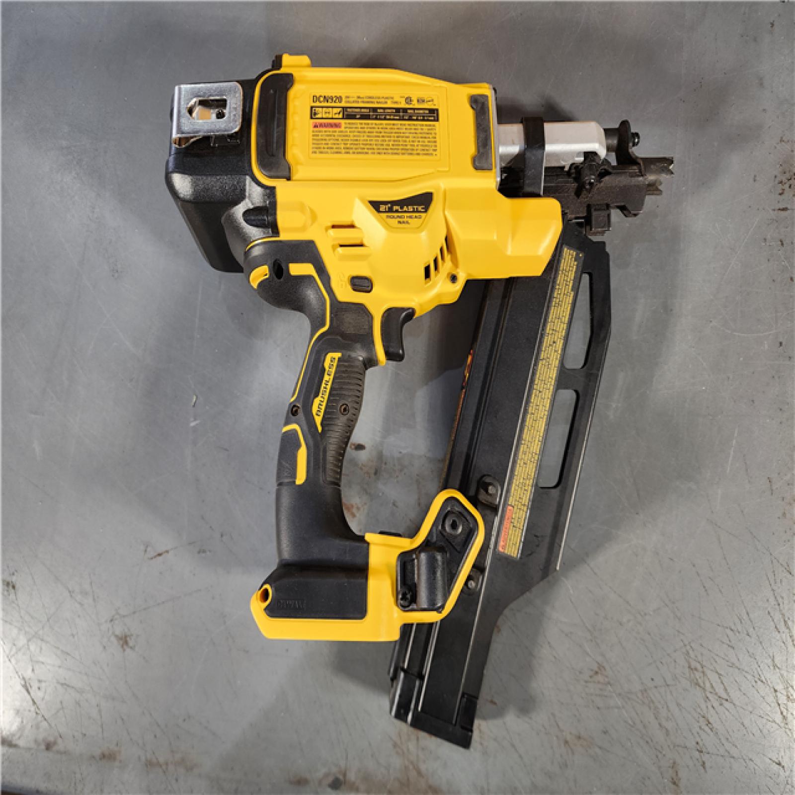 HOUSTON LOCATION - AS-IS DEWALT 20-Volt 21° Cordless Framing Nailer (Tool-Only)