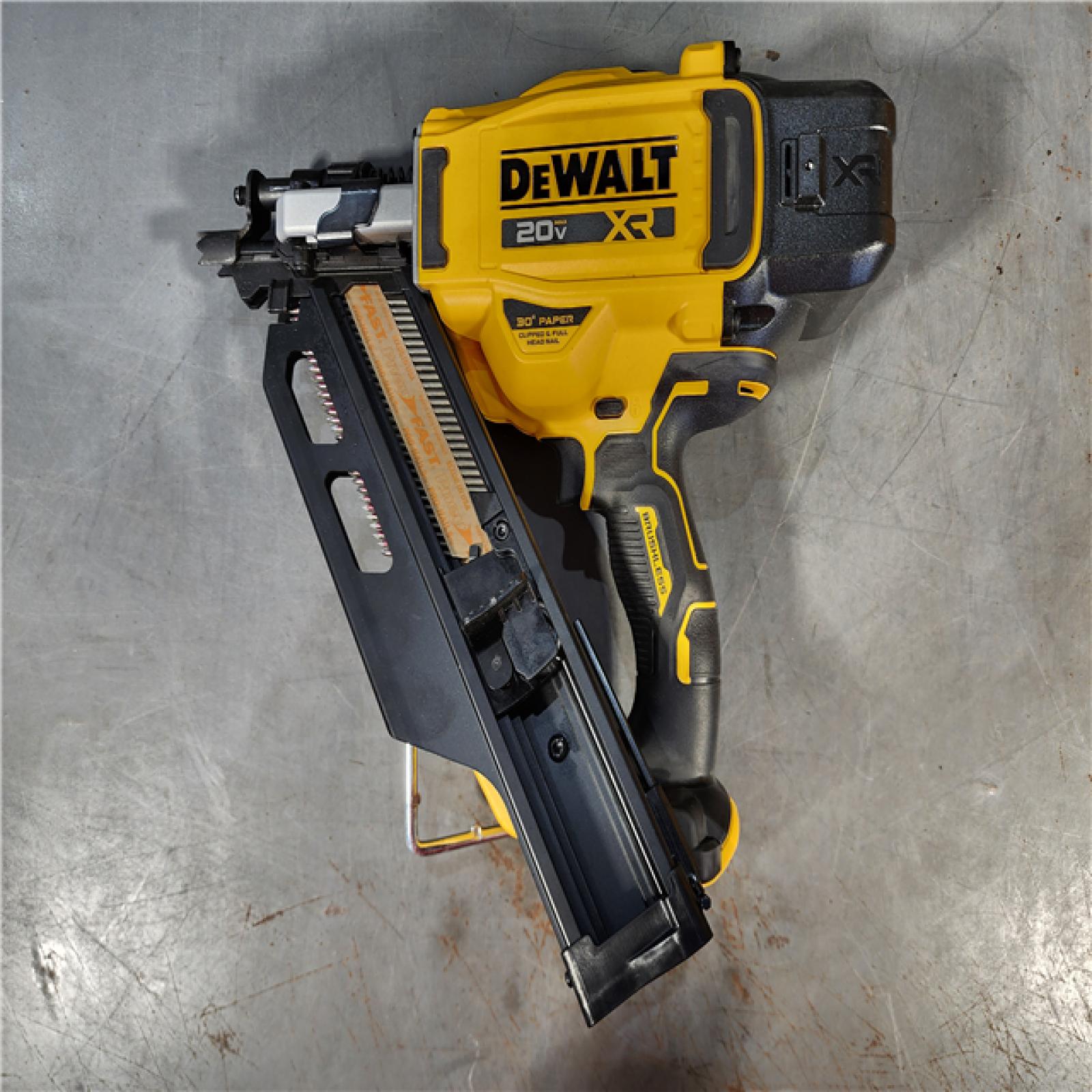 HOUSTON LOCATION - AS-IS DEWALT 20-Volt 30Â° Cordless Framing Nailer (Tool-Only)