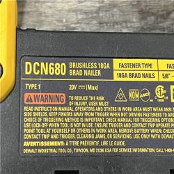 AS-IS DEWALT 20V MAX XR 18 Gauge Brad Nailer Kit